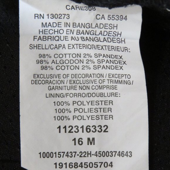 Lee* Women's 2" Belt Loop Multipocketed Midrise Regular Fit Stretch Skort~ 16M - Picture 7 of 11
